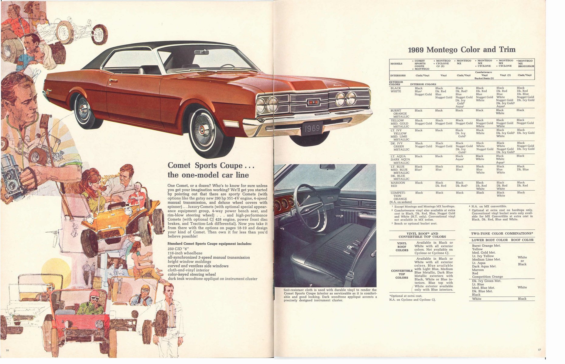 1969 Mercury Montego Brochure Page 5